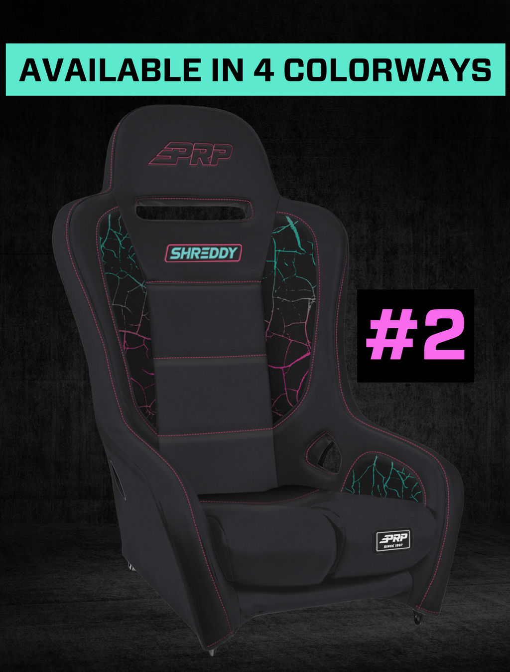 Shreddy Edition Podium Suspension Seat PRP Seats