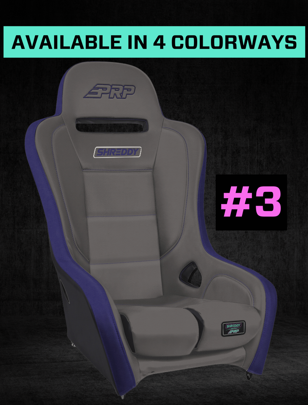 Shreddy Edition Podium Suspension Seat PRP Seats