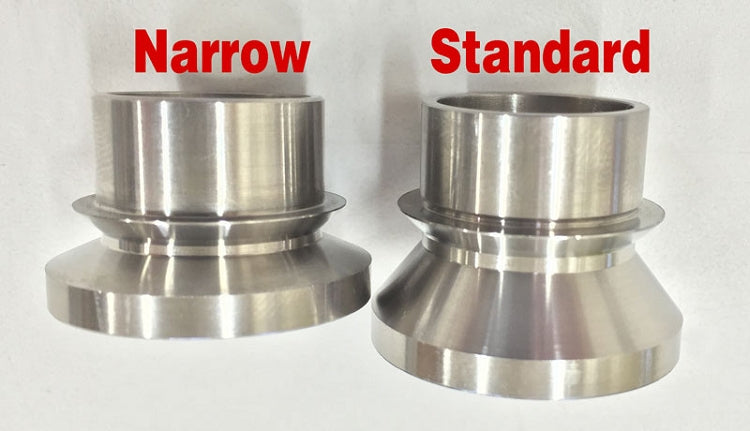 Short 7/8 Inch High Misalignment Spacers SS 3/4 Inch Pair  Artec Industries