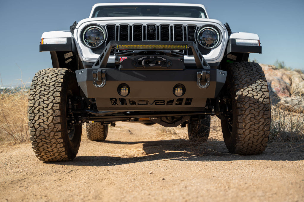 2018 2025 Jeep Wrangler JL JLU Gladiator JT Front Differential Skid Plate DV8 Offroad