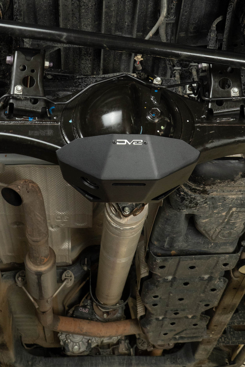 2024 2026 Toyota Tacoma Rear Differential Skid Plate DV8 Offroad