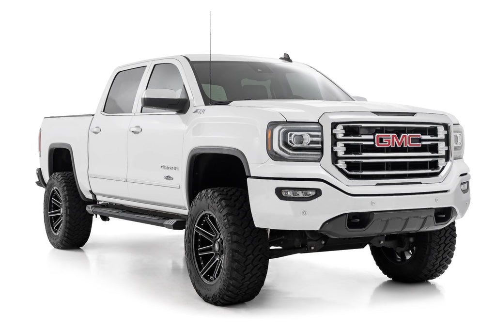 HD2 Aluminum Running Boards Crew Cab Silverado/Sierra 1500/2500HD/3500HD (07-19 & Classic) Rough Country