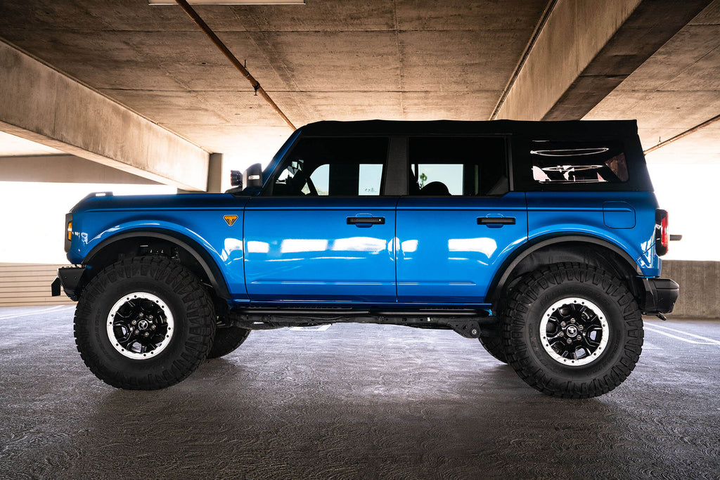 2021 2024 Ford Bronco 4 Door OE Plus Series Side Steps DV8 Offroad