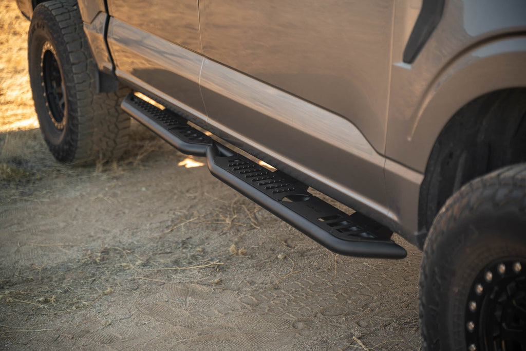 2015 2024 Ford F 150 OE Plus Side Steps DV8 Offroad