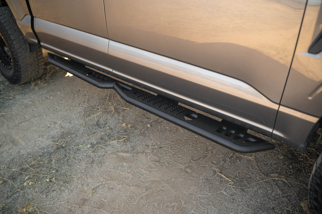 2015 2024 Ford F 150 OE Plus Side Steps DV8 Offroad