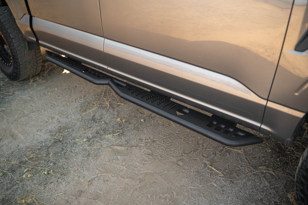 2015 2024 Ford F 150 OE Plus Side Steps DV8 Offroad