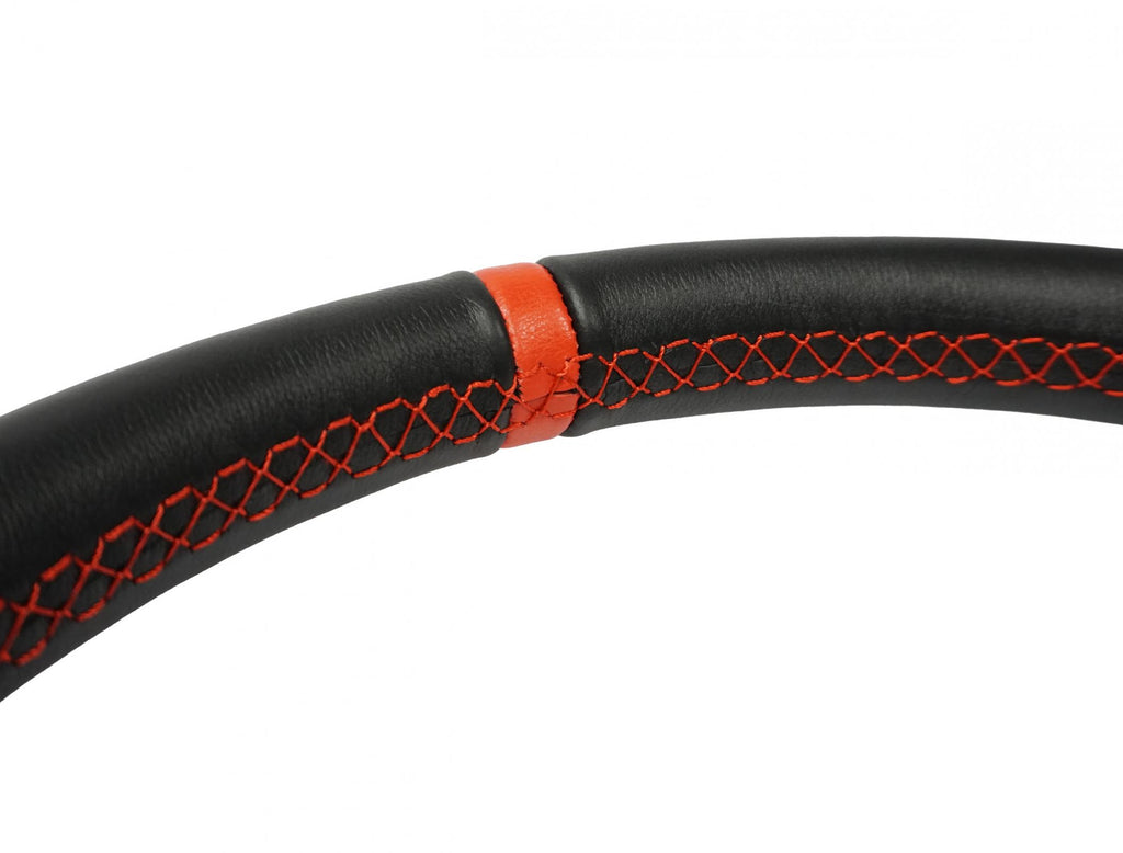 Deep Dish Leather Steering Wheel 13 Inch Diameter PRP Seats
