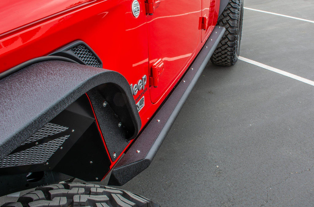 2020 2025 Jeep Gladiator JT Rock Sliders With Step DV8 Offroad