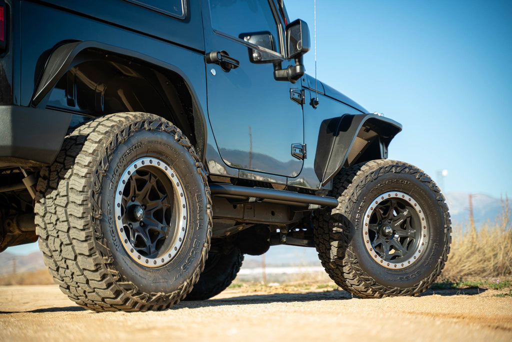 2007 2018 Jeep Wrangler JK 2 Door OE Plus Side Steps DV8 Offroad