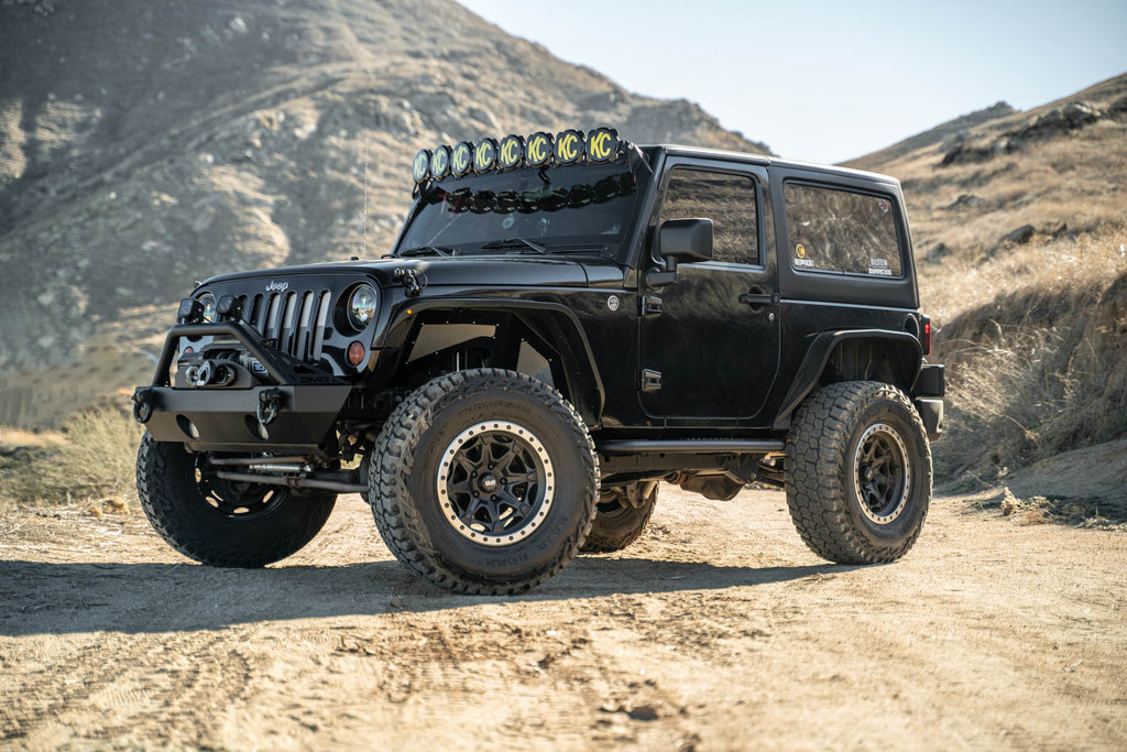 2007 2018 Jeep Wrangler JK 2 Door OE Plus Side Steps DV8 Offroad