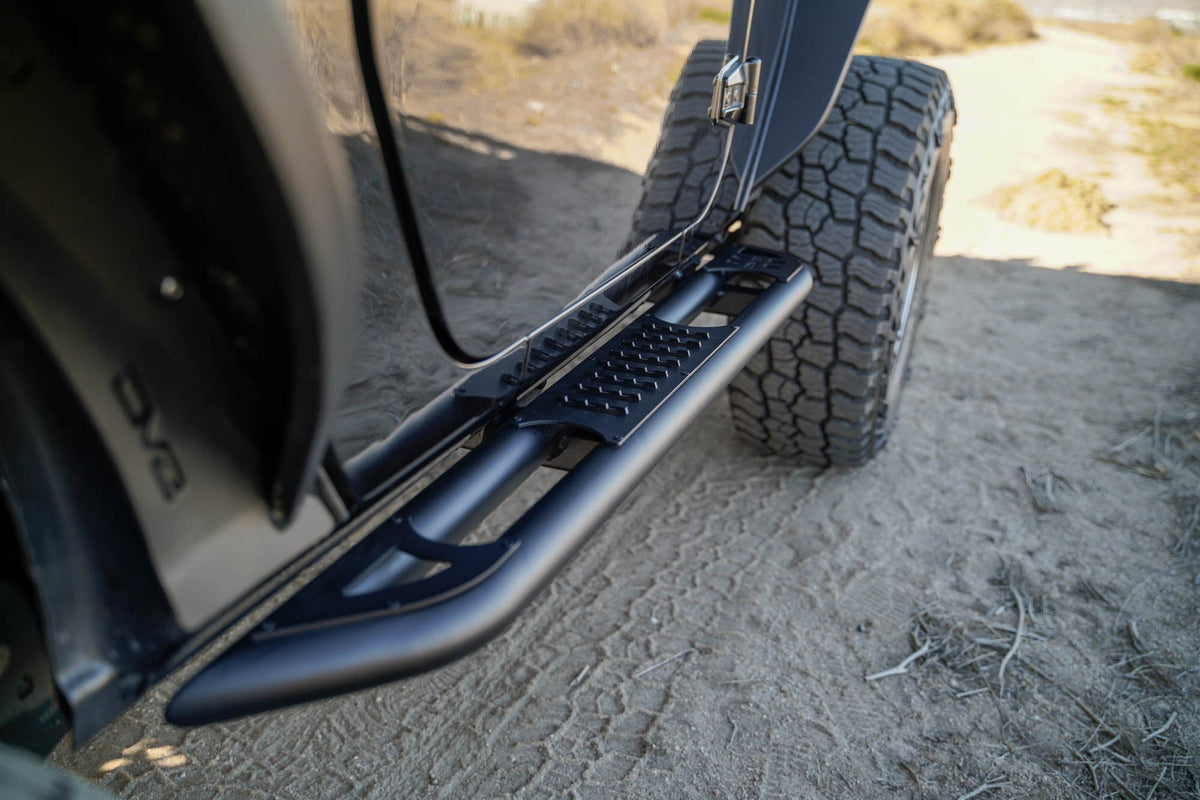 2007 2018 Jeep Wrangler JK 2 Door OE Plus Side Steps DV8 Offroad
