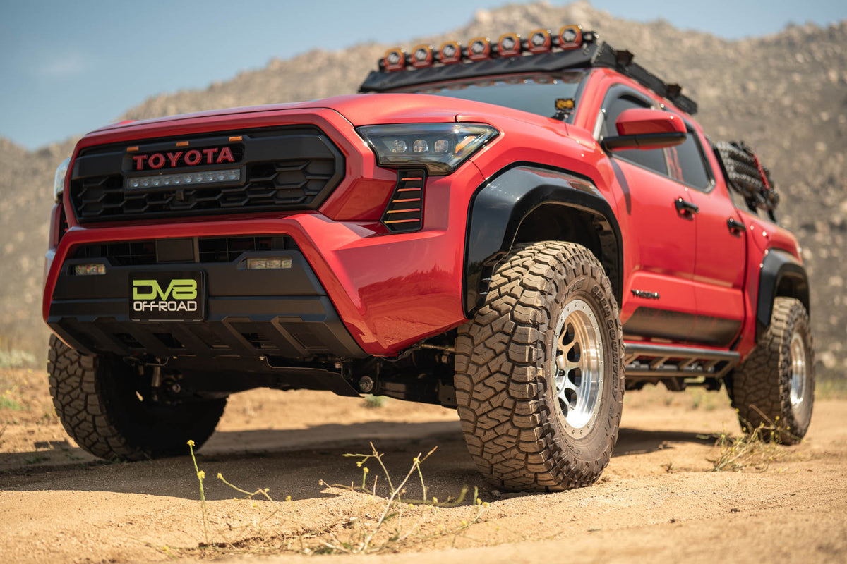2024 2025 Toyota Tacoma Double Cab Rock Sliders DV8 Offroad