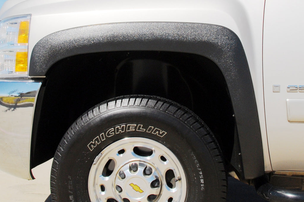 Sport Style Fender Flare Set Front, Smooth, 2-Piece Set 2007-2014 Silverado/Sierra 1500/2500 HD/3500 HD Fleetside Lund