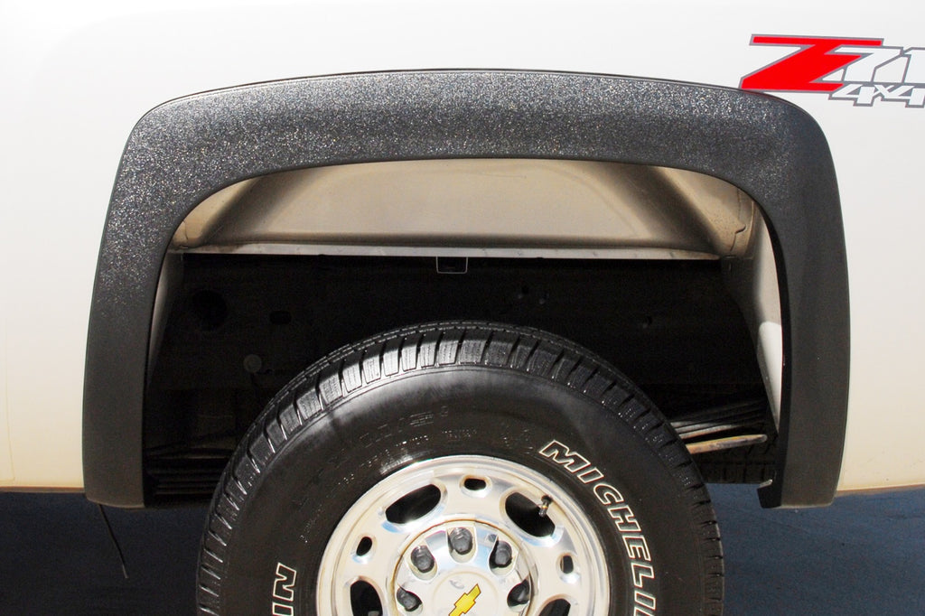 Sport Style Fender Flare Set Rear, Smooth, 2-Piece Set 2007-2014 Silverado/Sierra 1500/2500 HD/3500 HD Fleetside Lund