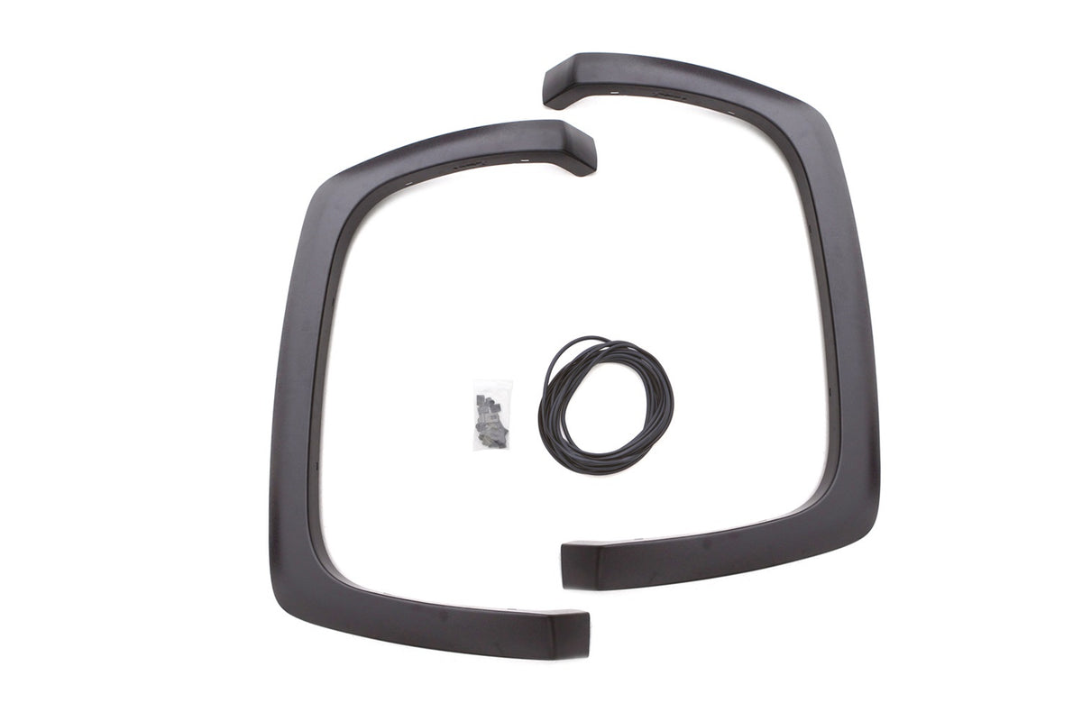 Sport Style Fender Flare Set Rear, Textured, 2-Piece Set 2007-2014 Silverado/Sierra 1500/2500 HD/3500 HD Fleetside Lund