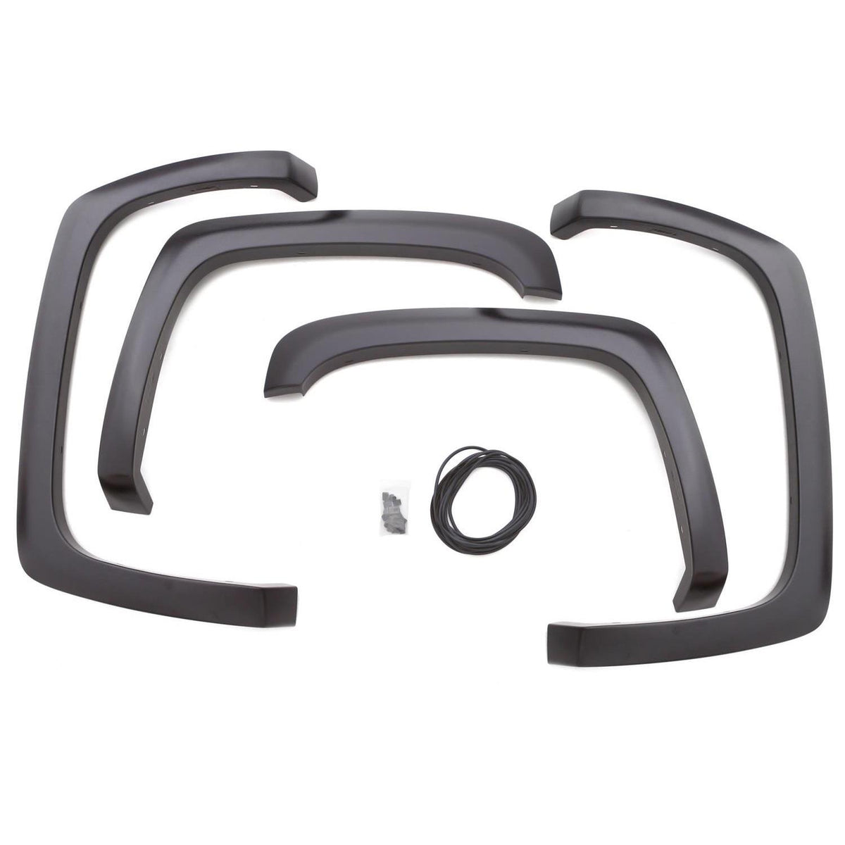 Sport Style Fender Flare Set Front and Rear, Textured, 4-Piece Set 2016-2019 Sierra 1500 Fleetside Lund