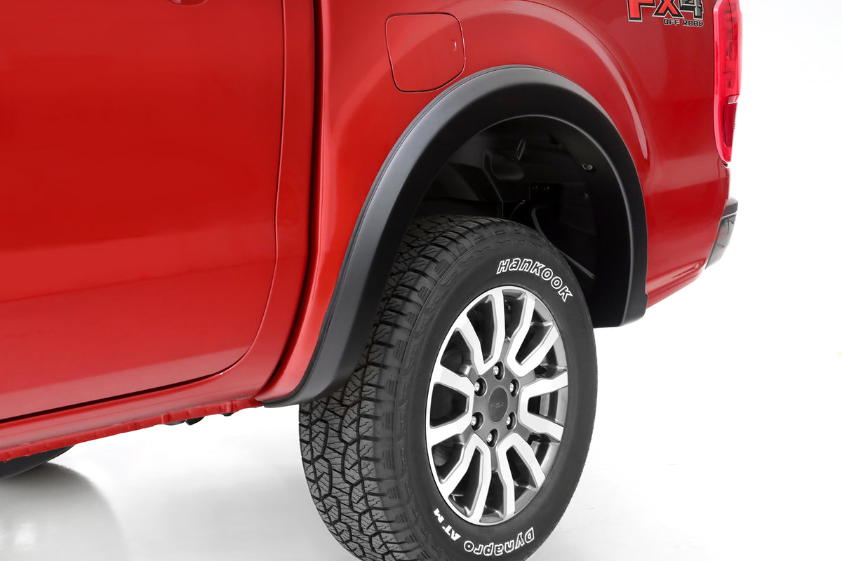 Sport Style Fender Flare Set Rear, Smooth, 2-Piece Set 2019-2022 Ford Ranger Lund