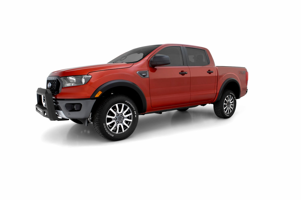 Sport Style Fender Flare Set Front and Rear, Smooth, 4-Piece Set 2019-2022 Ford Ranger Lund