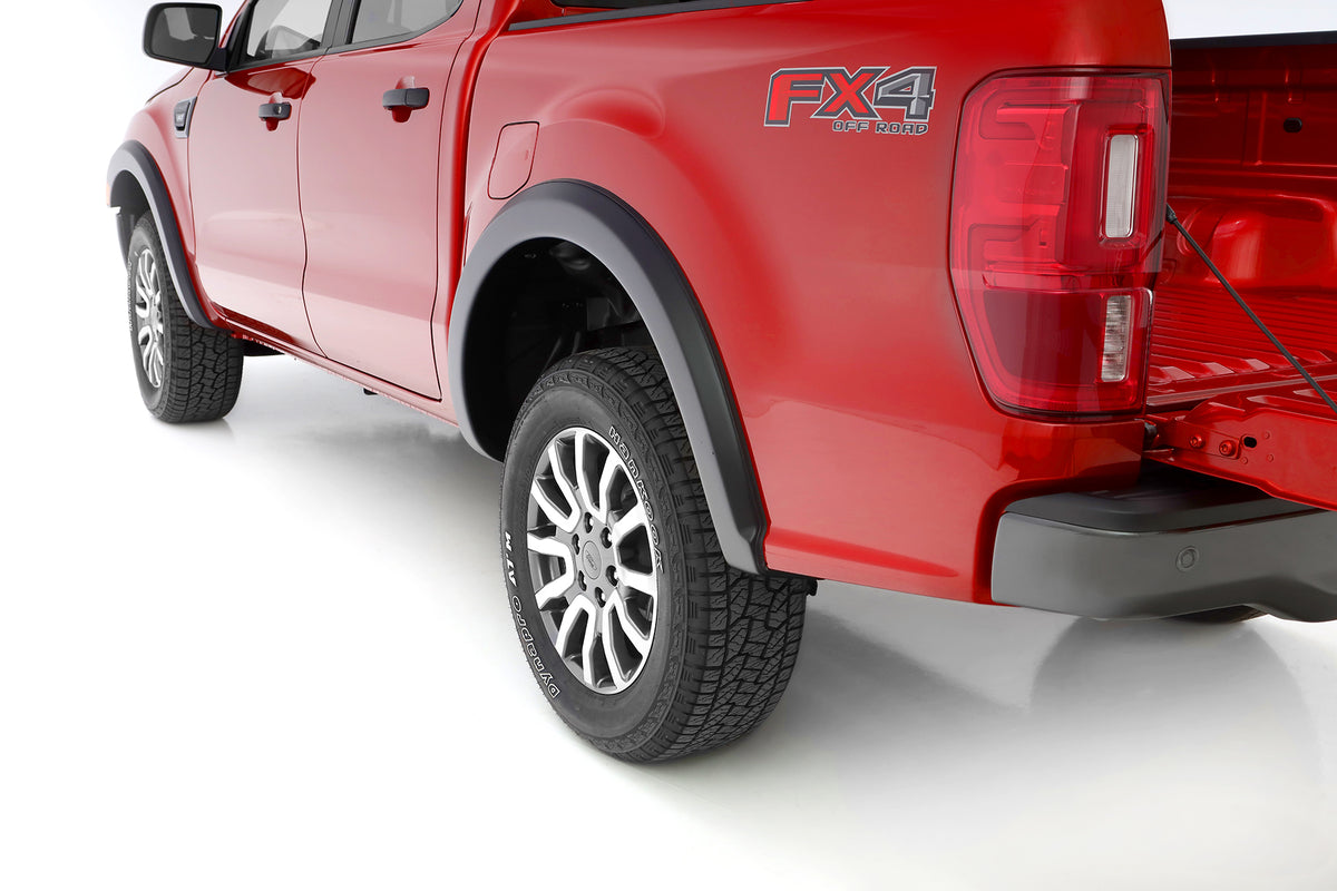 Sport Style Fender Flare Set Rear, Textured, 2-Piece Set 2019-2022 Ford Ranger Lund