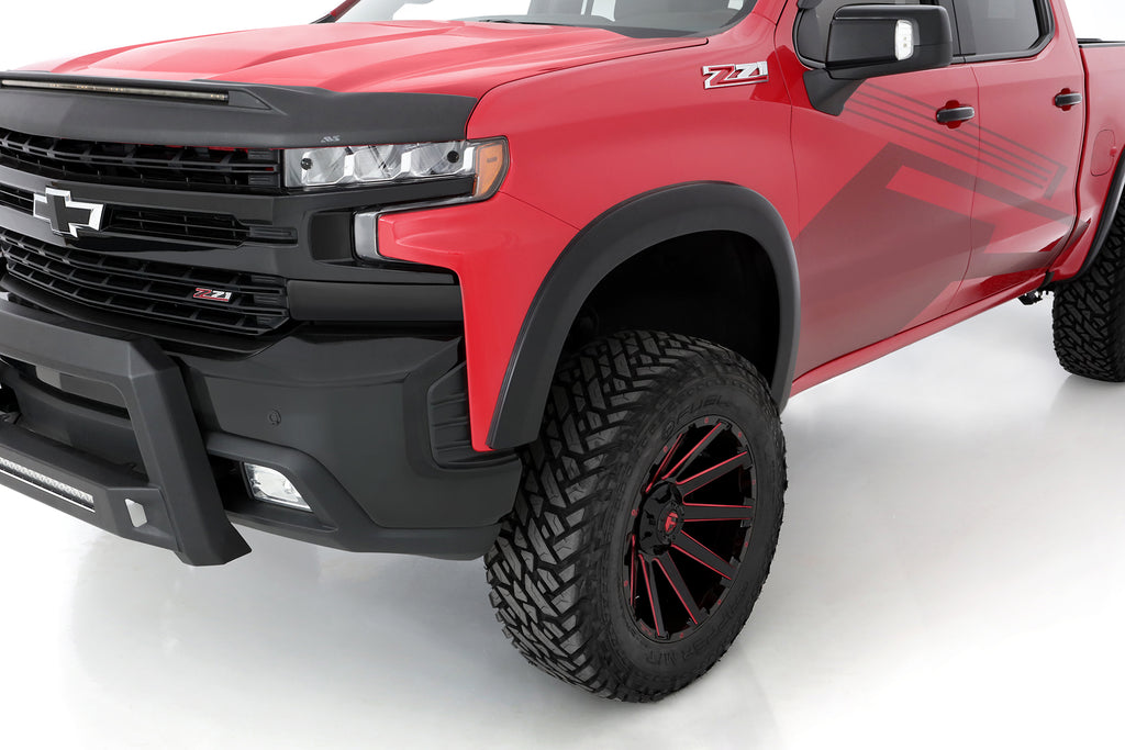 Sport Style Fender Flare Set Front, Smooth, 2-Piece Set 2019-2022 Silverado 1500 Lund
