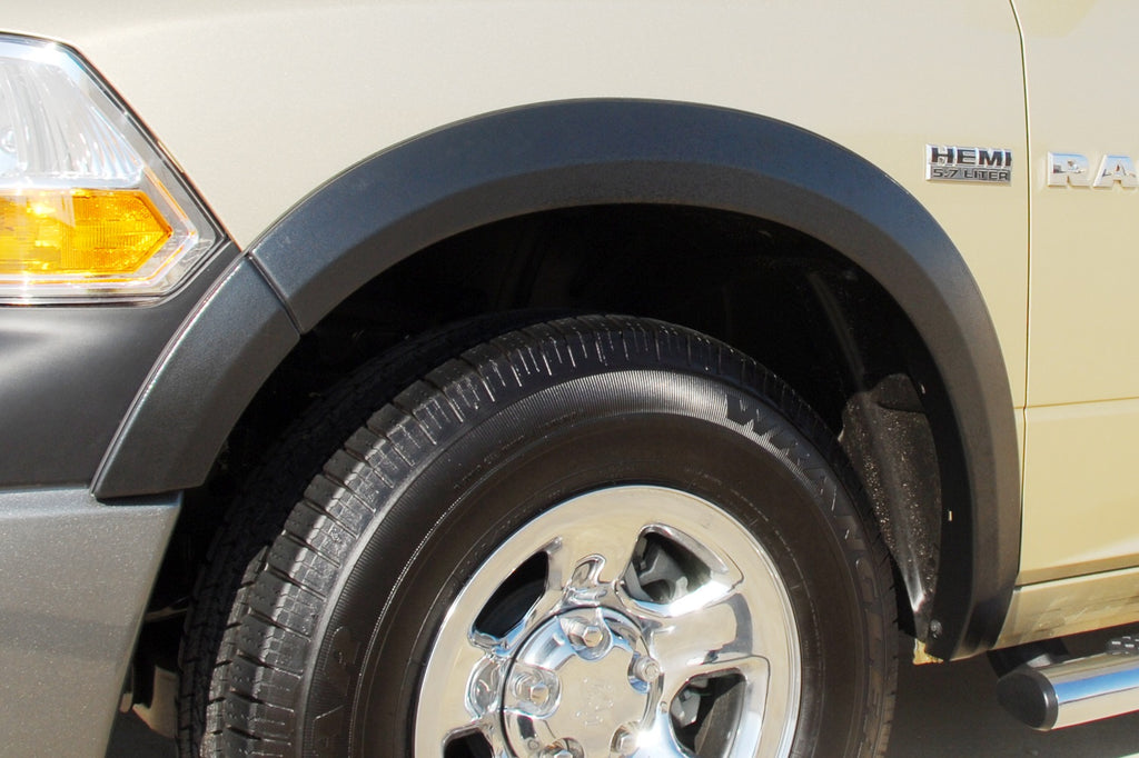 Sport Style Fender Flare Set Front, Smooth, 2-Piece Set 2009-2018 Dodge Ram 1500 Lund