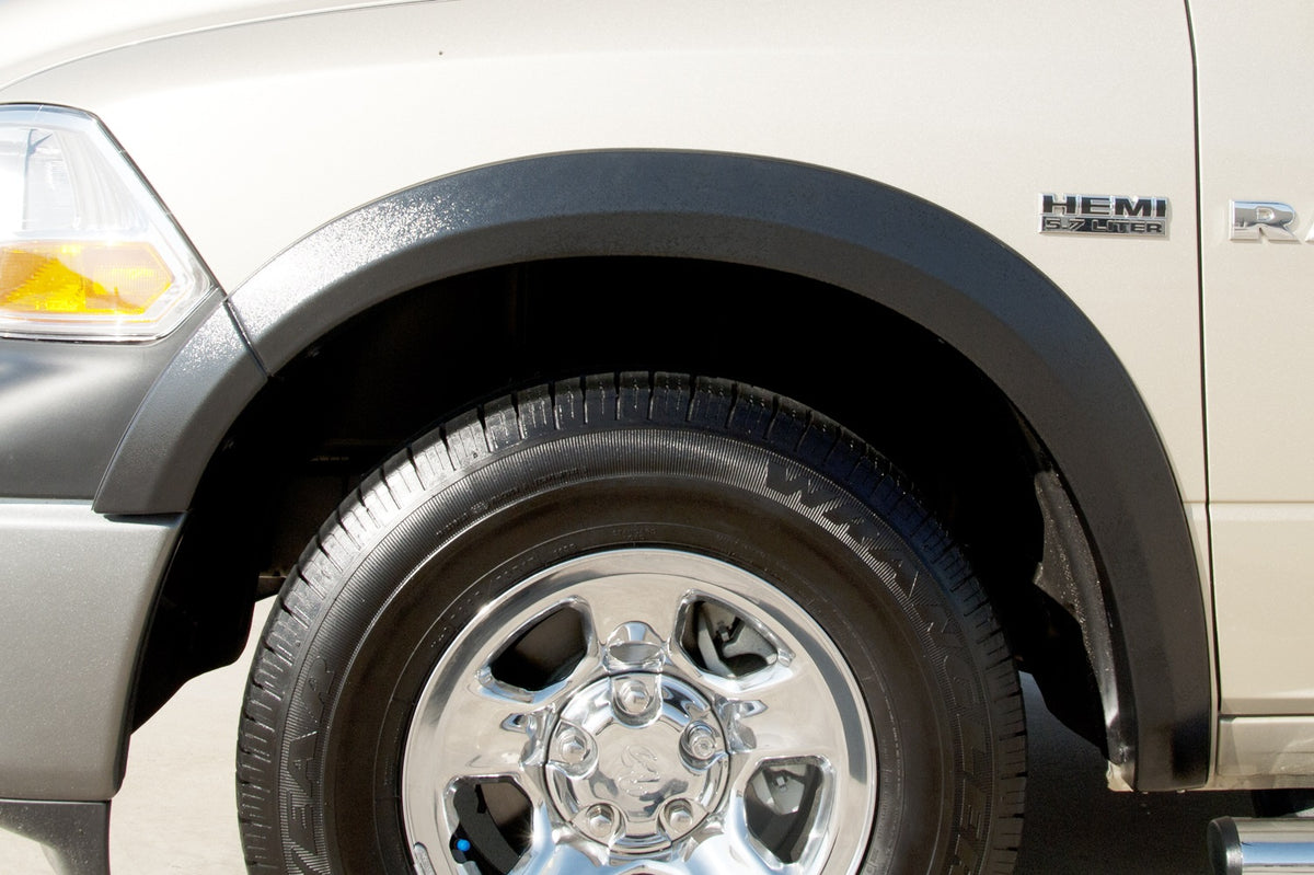 Sport Style Fender Flare Set Front, Smooth, 2-Piece Set 2009-2018 Dodge Ram 1500 Lund