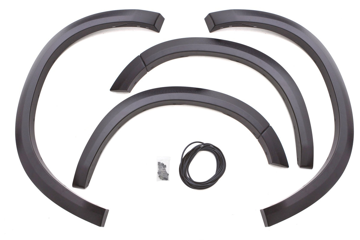 Sport Style Fender Flare Set Front and Rear, Textured, 4-Piece Set 2009-2018 Dodge Ram 1500 Lund