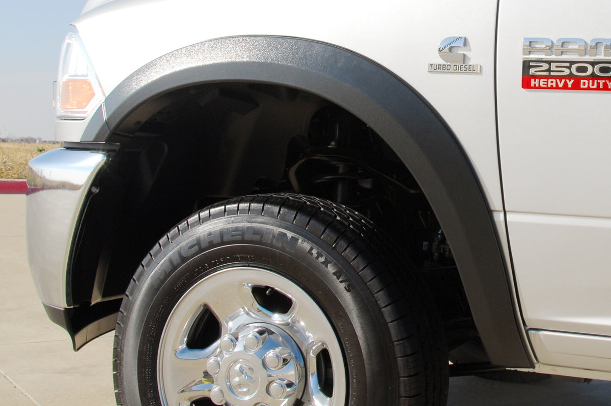 Sport Style Fender Flare Set Front, Smooth, 2-Piece Set 2010-2018 Ram 2500/3500 Fleetside Lund