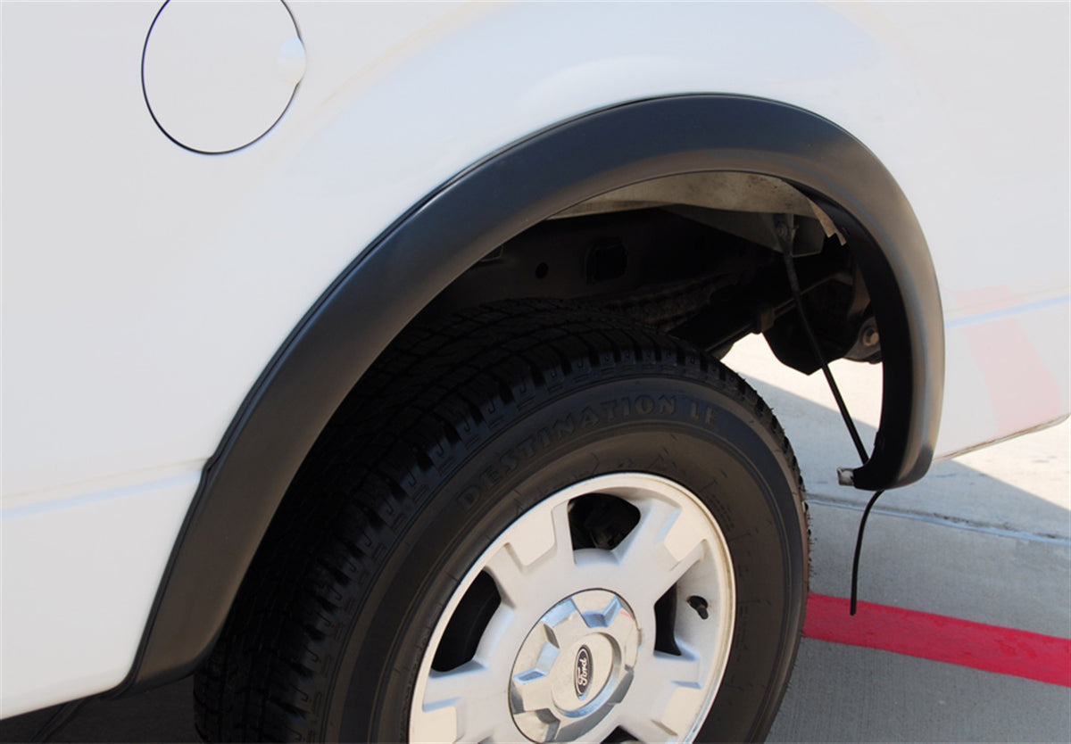 Sport Style Fender Flare Set Rear, Smooth, 2-Piece Set 2009-2014 Ford F-150 Fleetside Lund