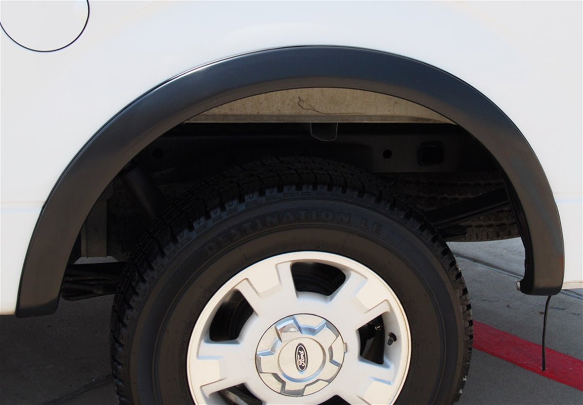 Sport Style Fender Flare Set Rear, Smooth, 2-Piece Set 2009-2014 Ford F-150 Fleetside Lund