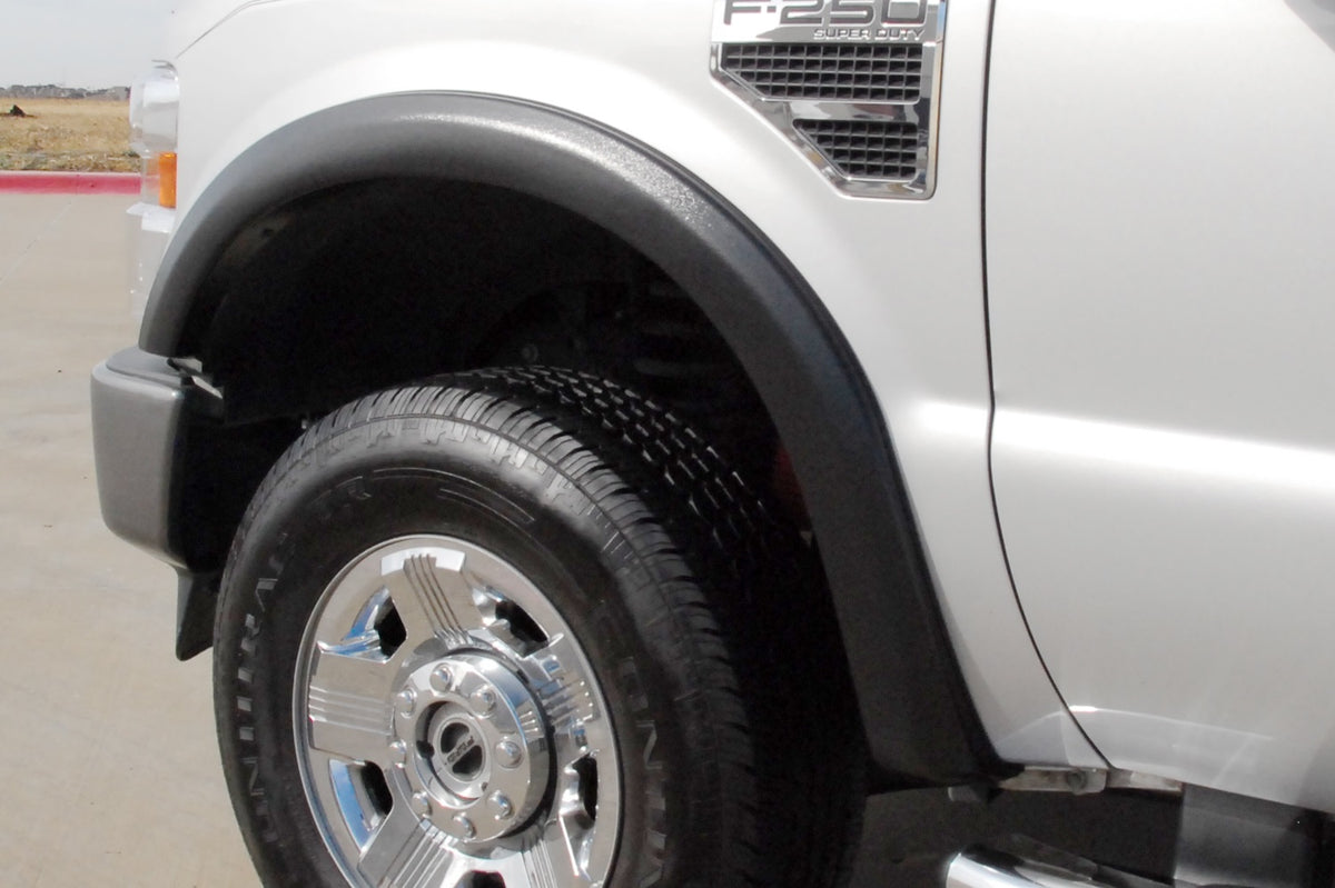 Sport Style Fender Flare Set Front, Textured, 2-Piece Set 2008-2010 Ford F-250/F-350 Super Duty Fleetside Lund
