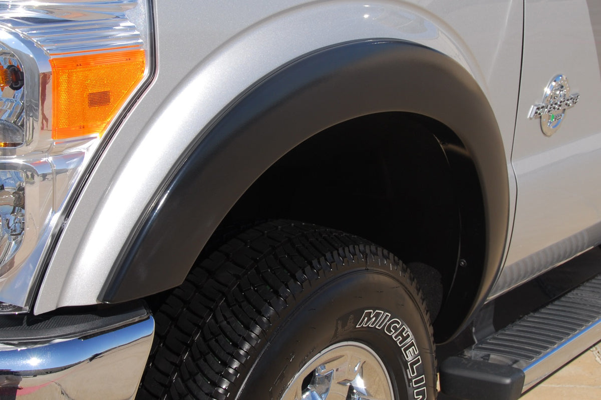 Sport Style Fender Flare Set Front, Smooth, 2-Piece Set 2011-2016 Ford F-250 Super Duty/F-350 Super Duty Fleetside Lund