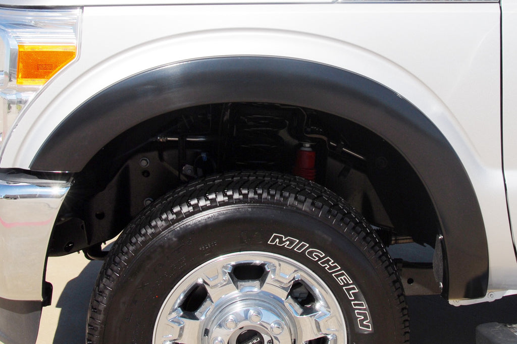 Sport Style Fender Flare Set Front, Smooth, 2-Piece Set 2011-2016 Ford F-250 Super Duty/F-350 Super Duty Fleetside Lund