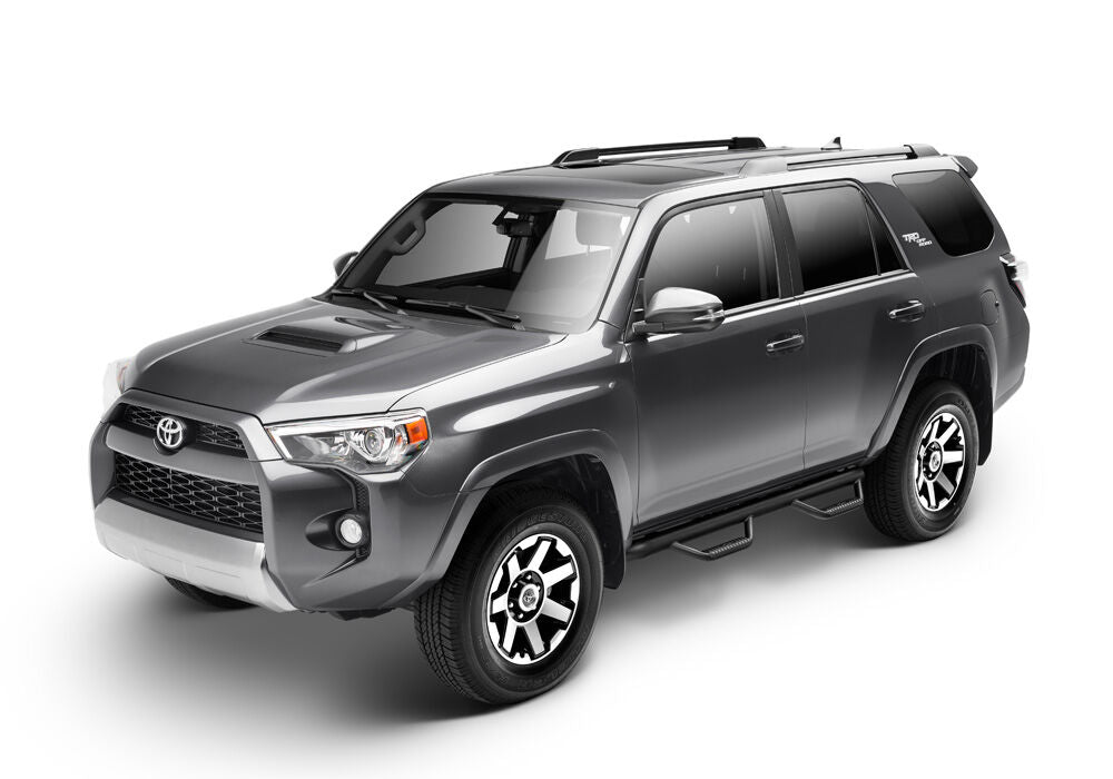 Nerf Step Bar Wheel-to-Wheel (2 Steps per Side) 3 Inch Main Tube Diameter 2014-2024 Toyota 4Runner NFab