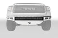 M-RDS Front Bumper Pre-Runner Radius Style 1 Piece with Integrated Brushed Aluminum Skid Plate 2014-2021 Toyota Tundra Gloss Black NFab