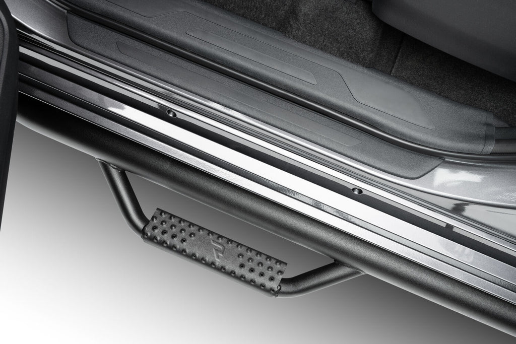 Nerf Step Bar Cab Length without Bed Access (2 Steps per Side) 3 Inch Main Tube Diameter 2022-2026 Toyota Tundra CrewMax Textured Black N Fab