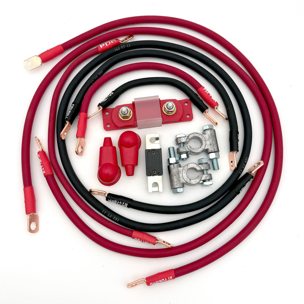 1990-1995 Toyota 4Runner Gen 2 Battery Cable Kit 3.0 Liter 2 Gauge Battery Cable Big7Kits