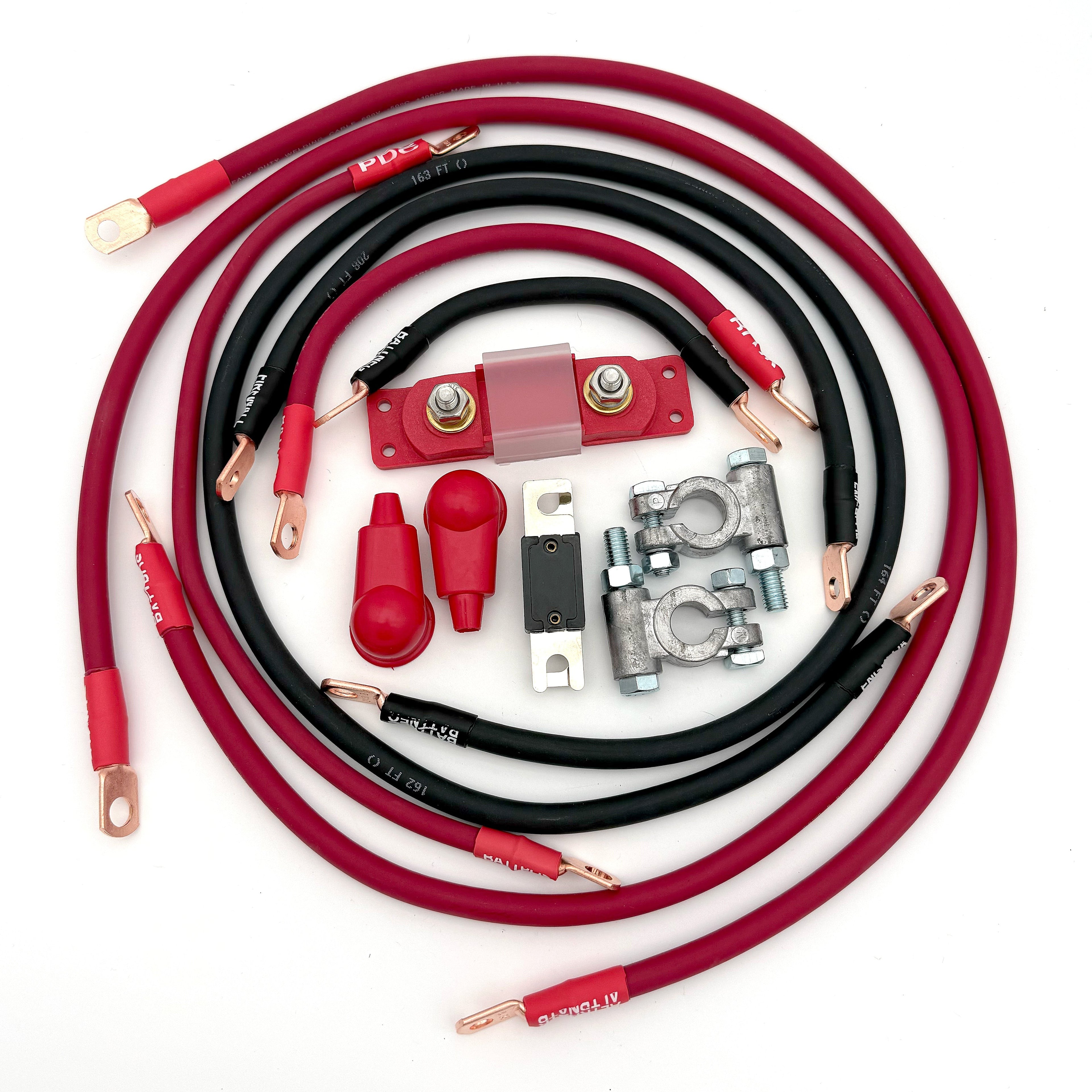 1990-1995 Toyota 4Runner Gen 2 Battery Cable Kit 3.0 Liter 2 Gauge Battery Cable Big7Kits