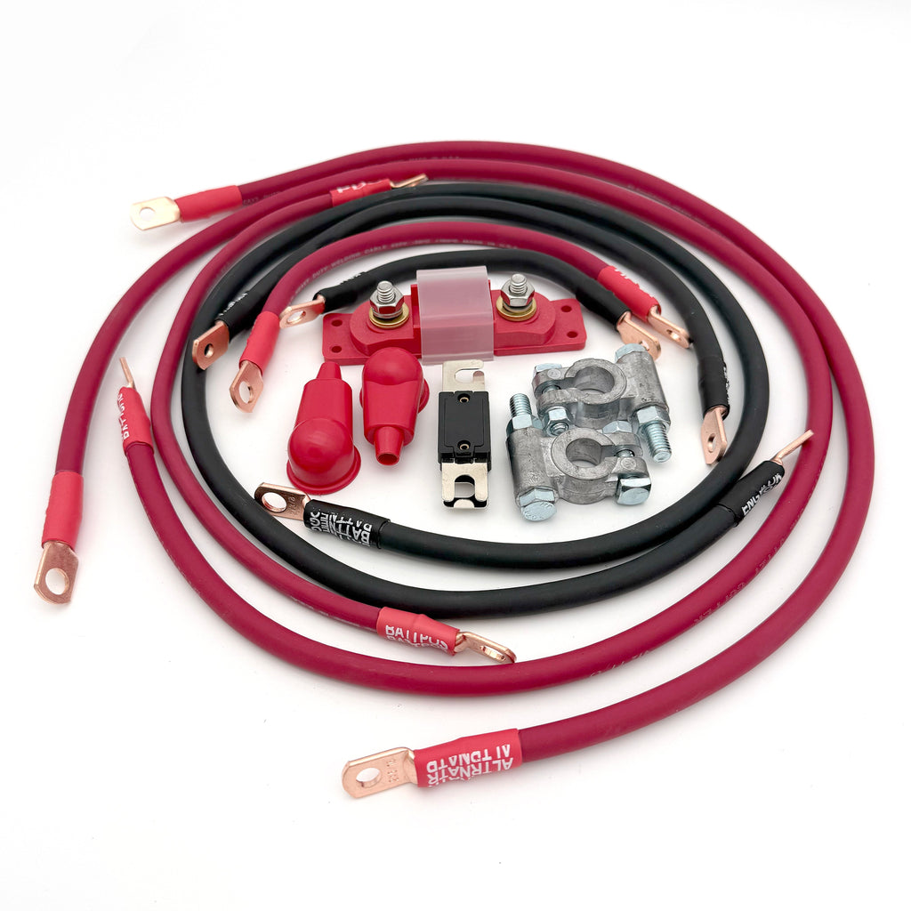 1990-1995 Toyota 4Runner Gen 2 Battery Cable Kit 3.0 Liter 2 Gauge Battery Cable Big7Kits