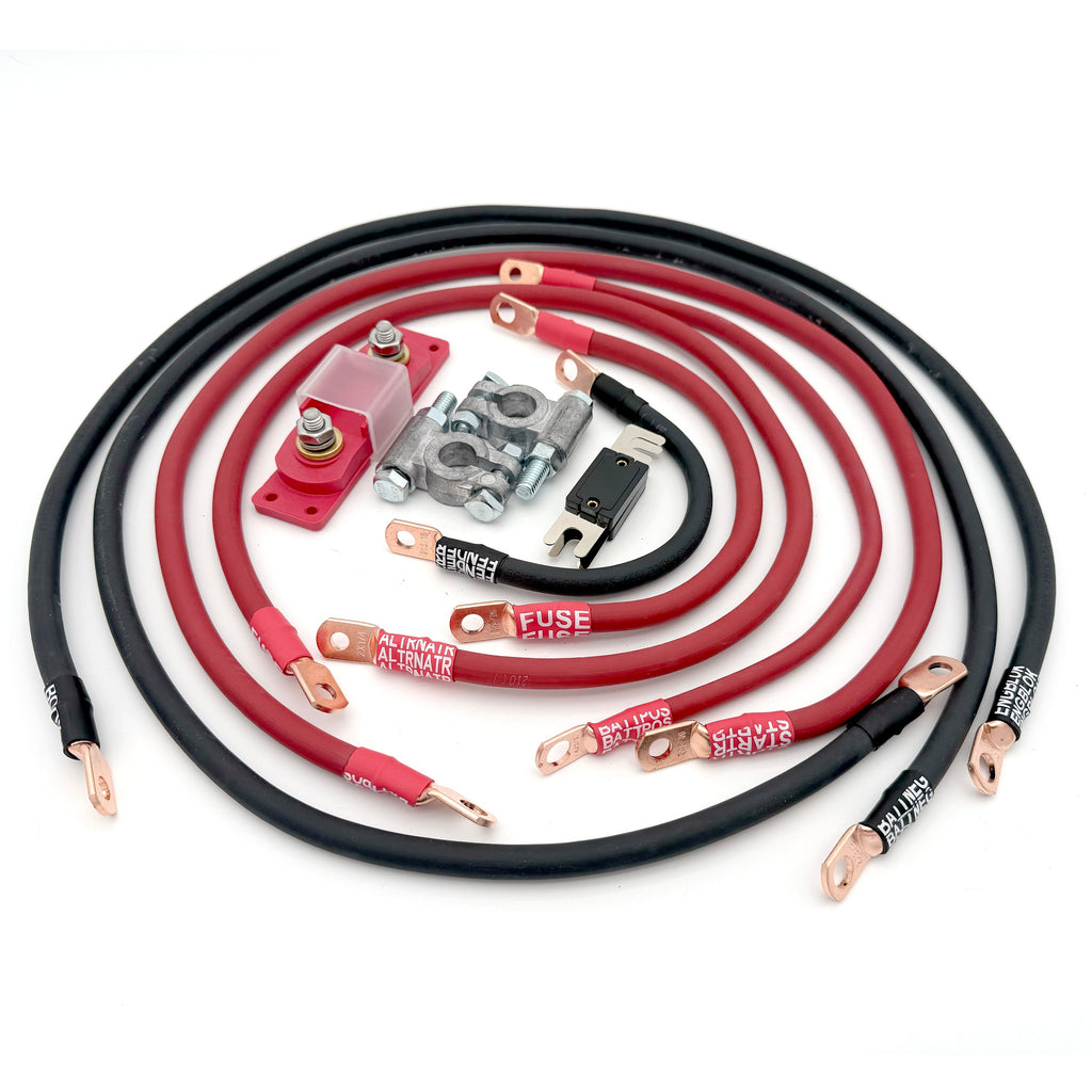 2003-2009 Toyota 4Runner Battery Cable Kit Gen 4 4.7 Liter 2 Gauge Battery Cable Big7Kits