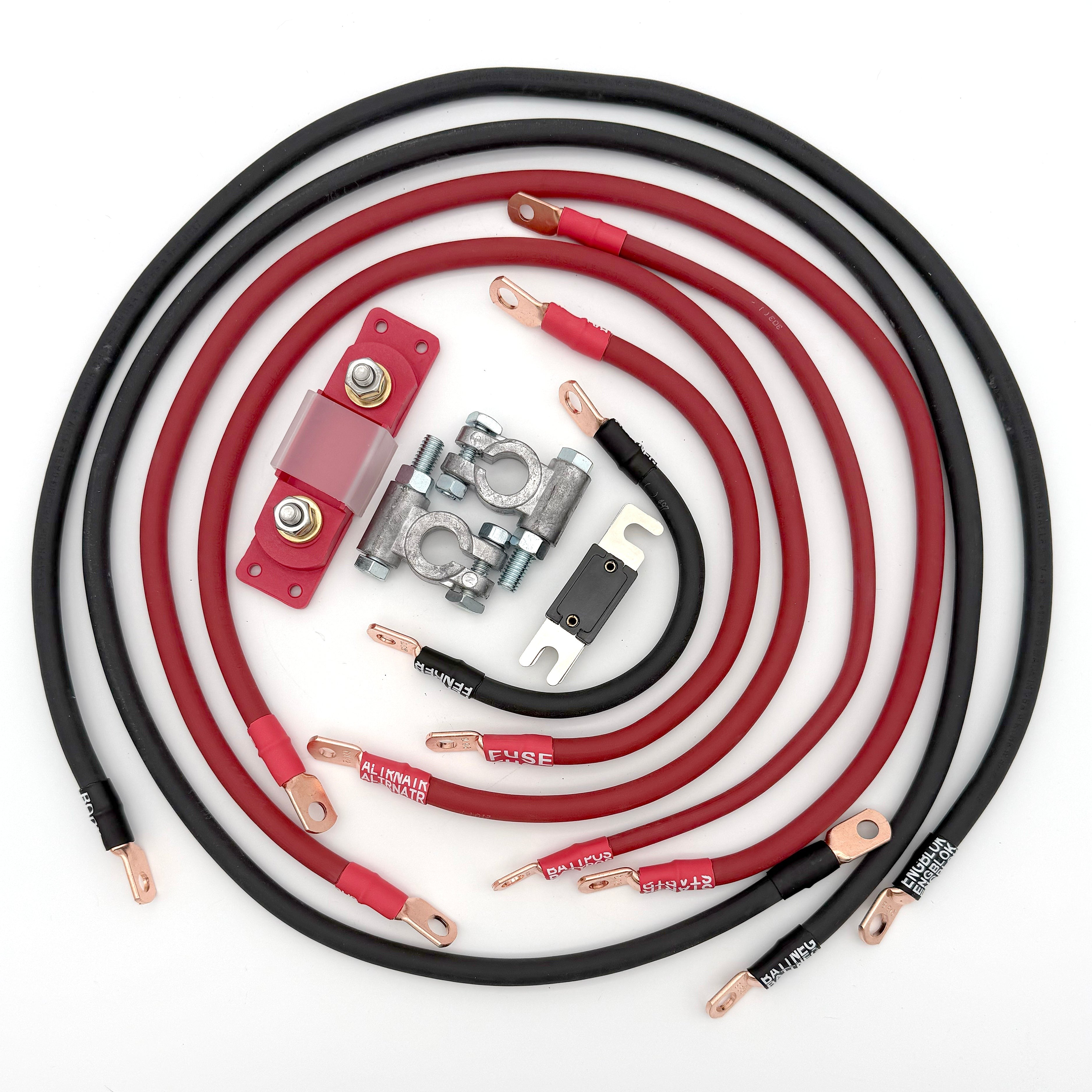 2003-2009 Toyota 4Runner Battery Cable Kit Gen 4 4.7 Liter 2 Gauge Battery Cable Big7Kits