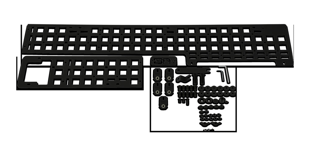 2005-2023 Toyota Tacoma Front Bed Molle System Body Armor 4X4