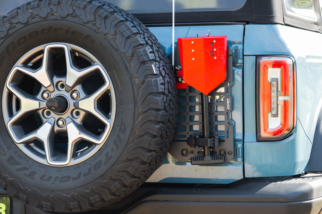 2021 2025 Ford Bronco Tailgate Reinforcement Molle Panel DV8 Offroad