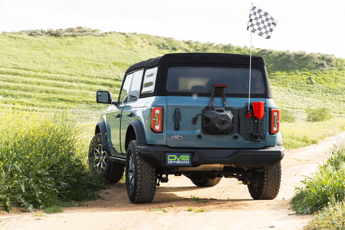 2021 2025 Ford Bronco Tailgate Reinforcement Molle Panel DV8 Offroad