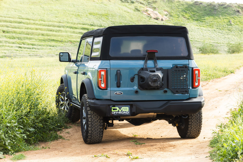 2021 2025 Ford Bronco Tailgate Reinforcement Molle Panel DV8 Offroad