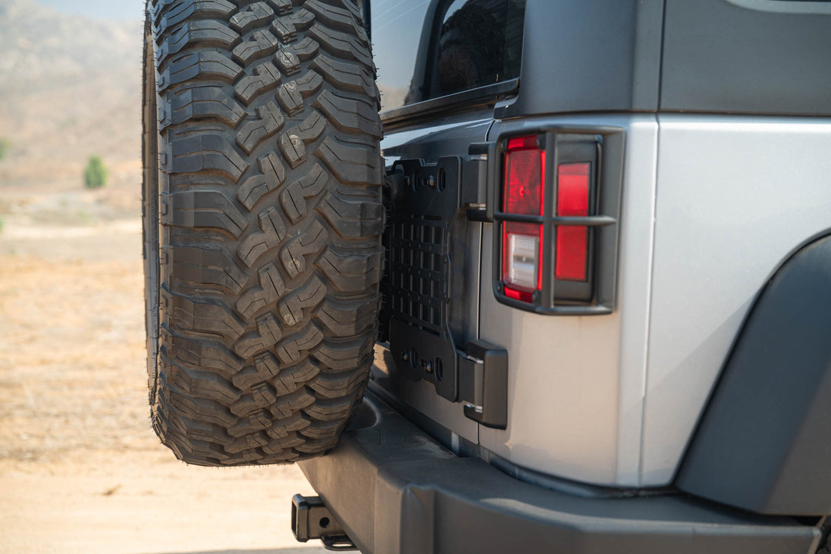 2007 2018 Jeep Wrangler JK Tailgate Reinforcement Molle Panel DV8 Offroad