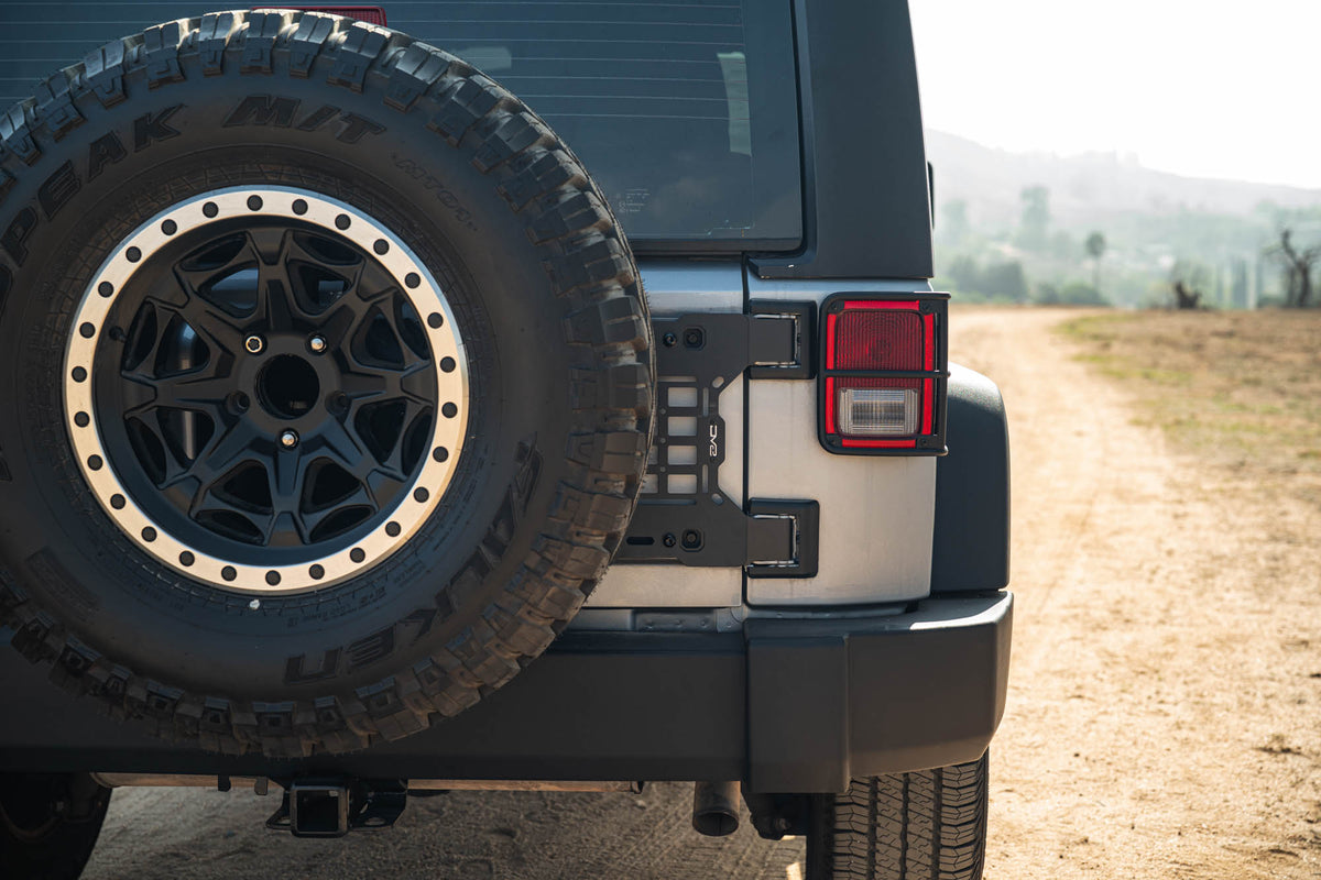 2007 2018 Jeep Wrangler JK Tailgate Reinforcement Molle Panel DV8 Offroad
