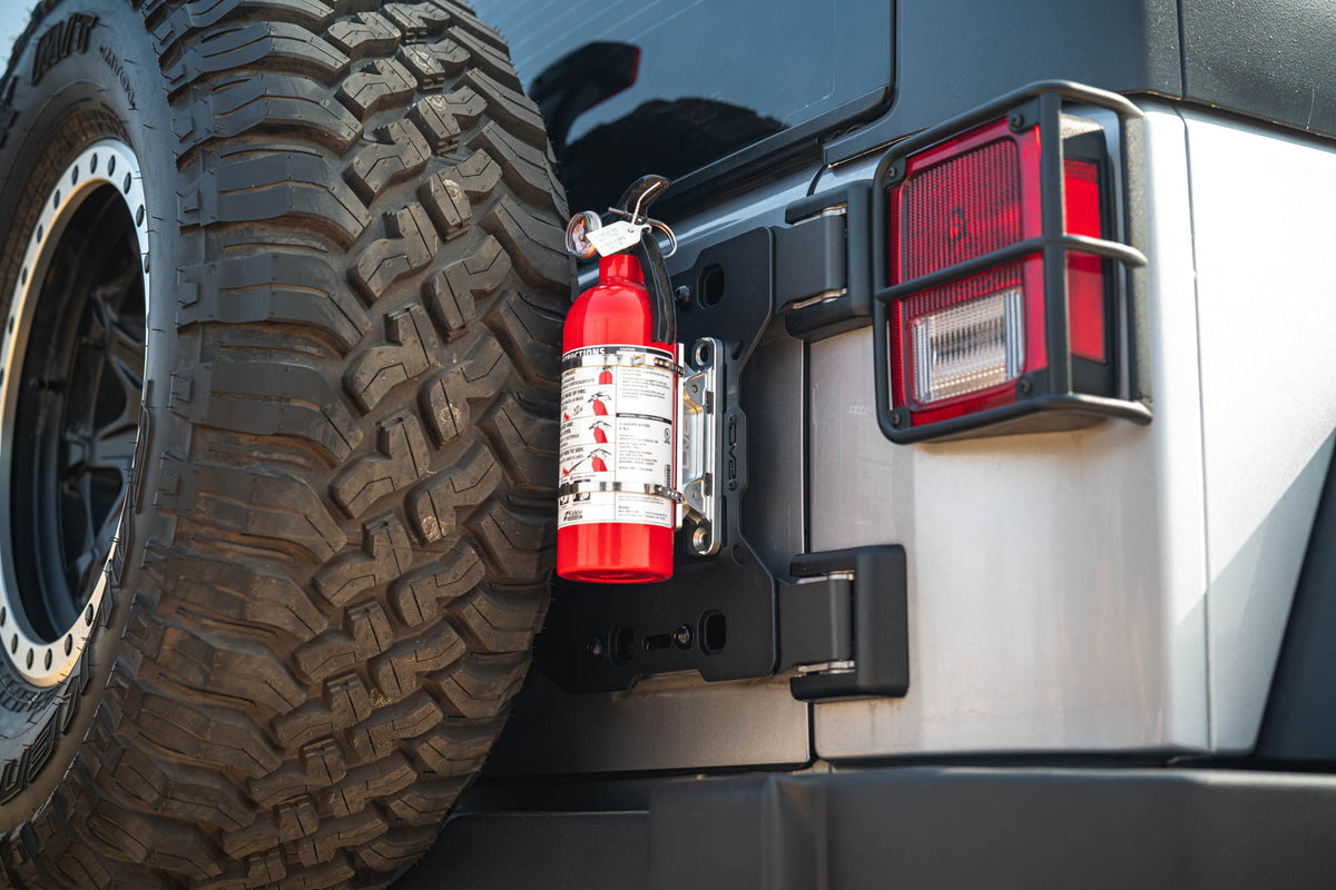 2007 2018 Jeep Wrangler JK Tailgate Reinforcement Molle Panel DV8 Offroad