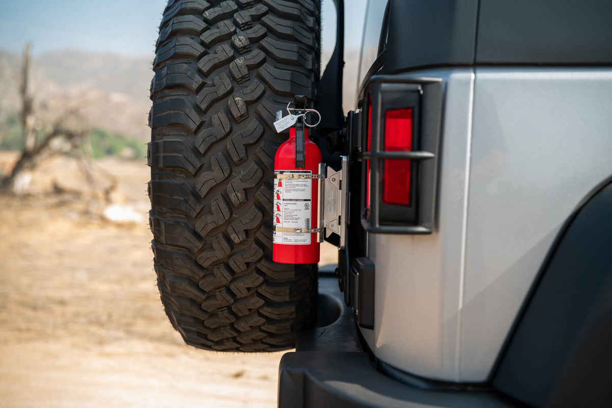 2007 2018 Jeep Wrangler JK Tailgate Reinforcement Molle Panel DV8 Offroad