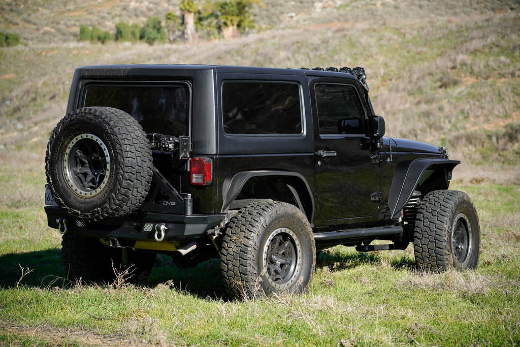 2007 2018 Jeep Wrangler JK JKU Tire Carrier For Mto Bumper DV8 Offroad